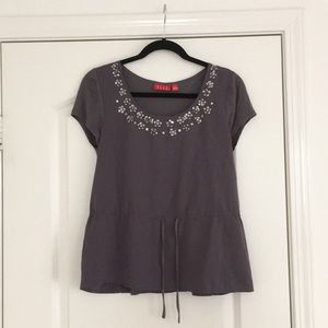 ELLE, Blouse with sequin